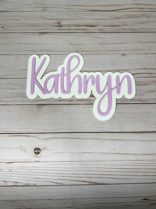3D Name Plaque